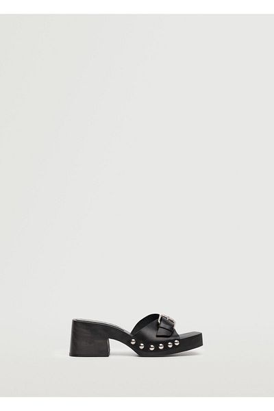 MANGO Sandale negre de damă 37151318