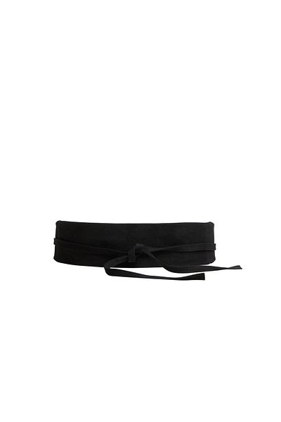 MANGO Women's Black Belt37010143