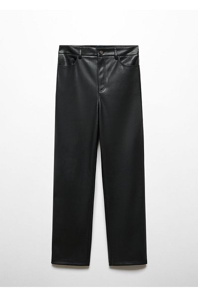 MANGO Woman Women's Black Pants57224408