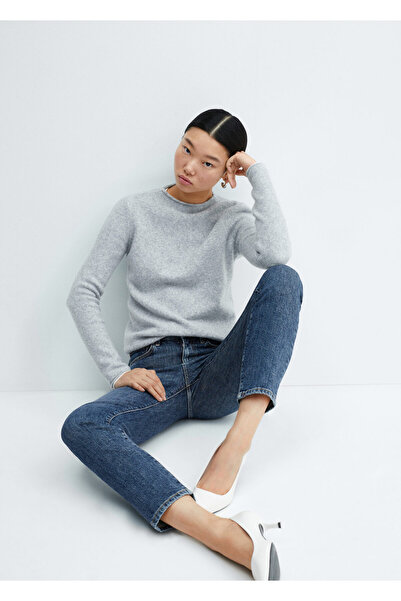 MANGO Woman Koyu Denim Kadın Jeans 57925148-TO