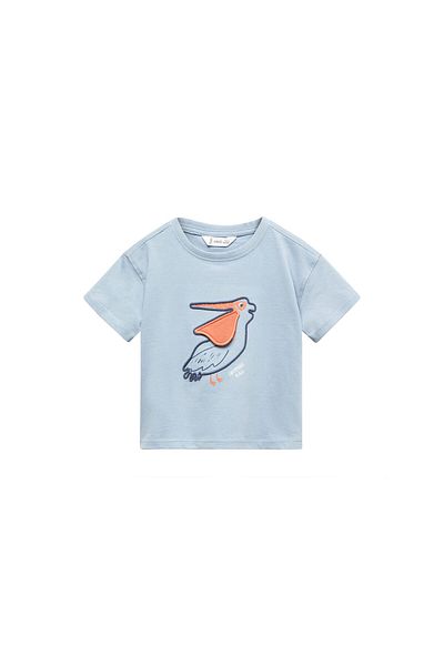 MANGO Woman Tricou pentru bebelusi albastru cer 67006003 -50