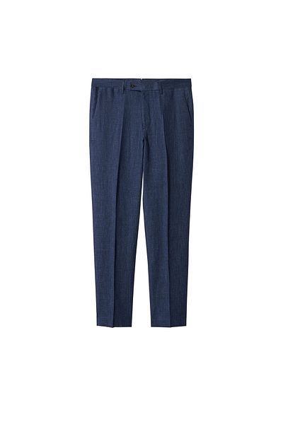 MANGO Men's Navy Blue Pants 57140556