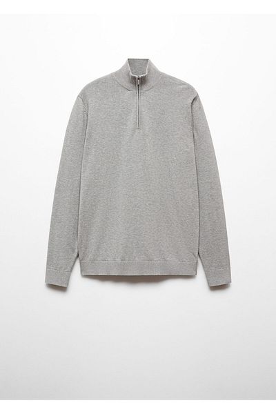 MANGO Boy's Gray Sweater 67010666