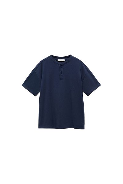 MANGO Woman Tricou bleumarin pentru băiat 67906020