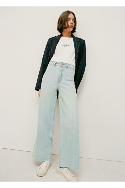 MANGO Woman Kız Çocuk Açık Denim Jeans 67900683