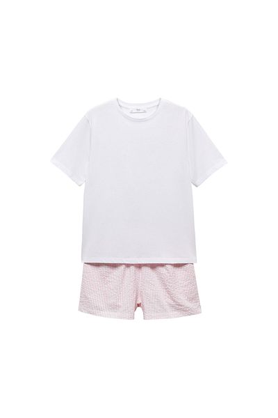 MANGO Woman Pink Women's Pajama Bottoms 67075979