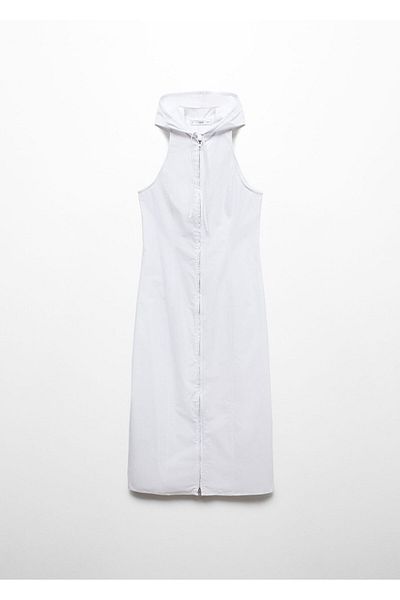 MANGO Woman White Women's Dress 67067909