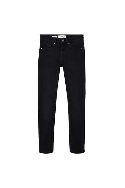 MANGO Woman Black Denim Women's Trousers37000103