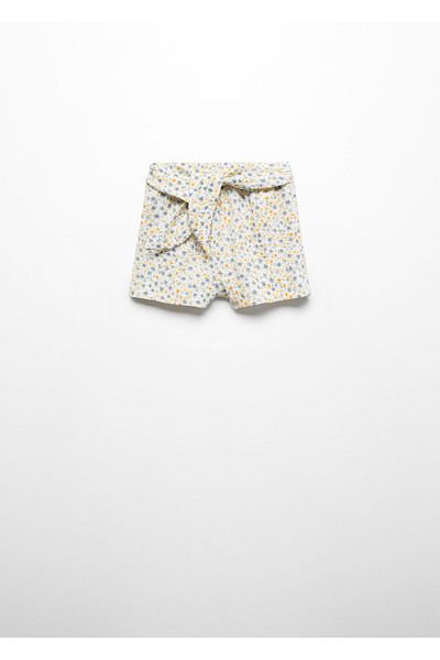 MANGO Woman Weiße Kirik-Shorts und Bermuda für Babys 67066047