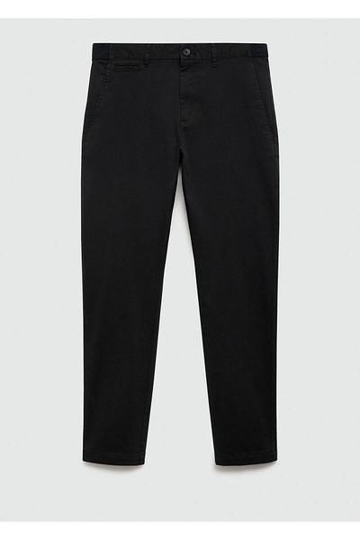 MANGO Men's Black Pants 77210570