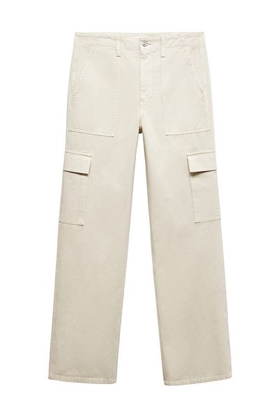 MANGO Woman Τσέπη cargo τζιν