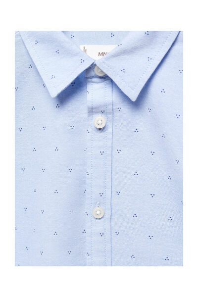 MANGO Kids Cămașă Oxford imprimată