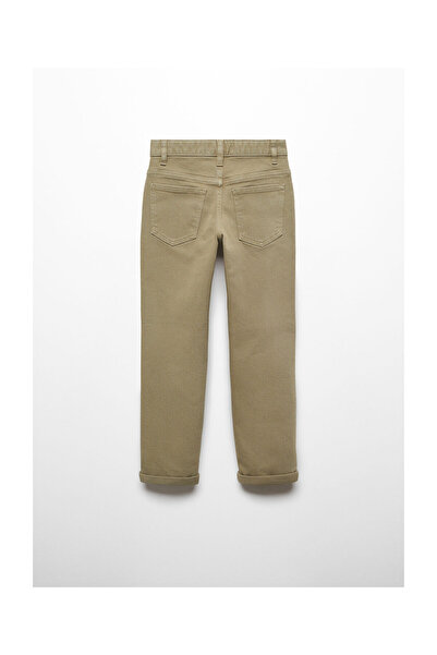 MANGO Kids Straight-fit cotton trousers