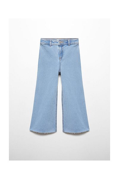 MANGO Kids Džínové culotte s vysokým pasem