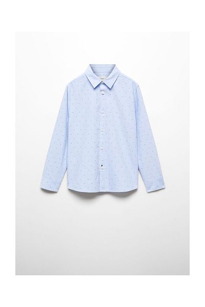 MANGO Kids Košile Oxford s potiskem