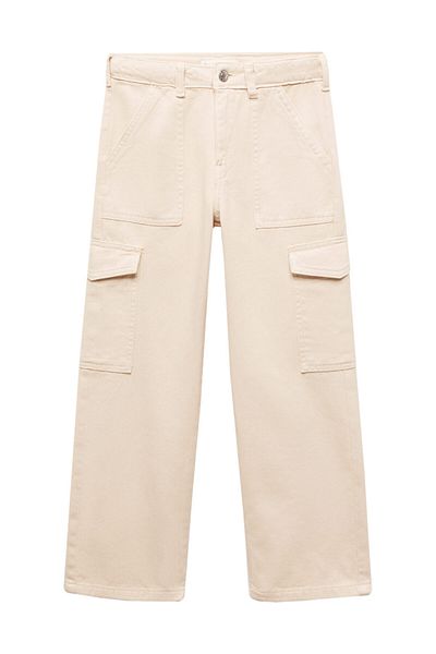 MANGO Kids Blugi cargo cu buzunar