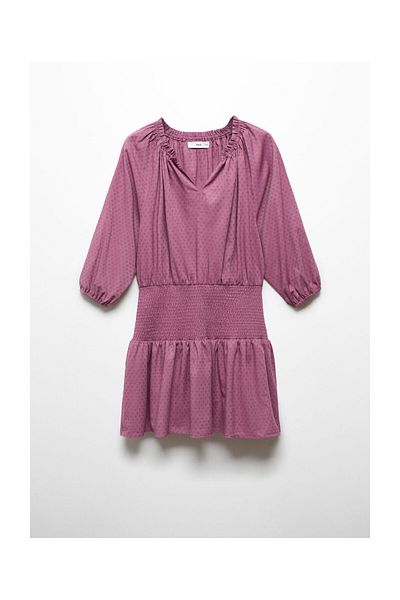MANGO Kids Κεντητό ρούχο φόρεμα