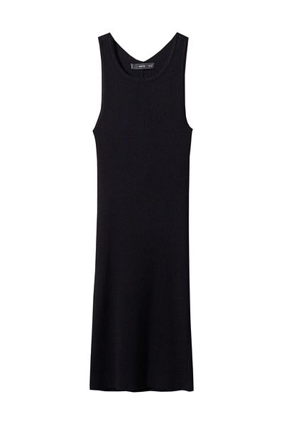 MANGO Woman Rochie tricotata cu spatele deschis