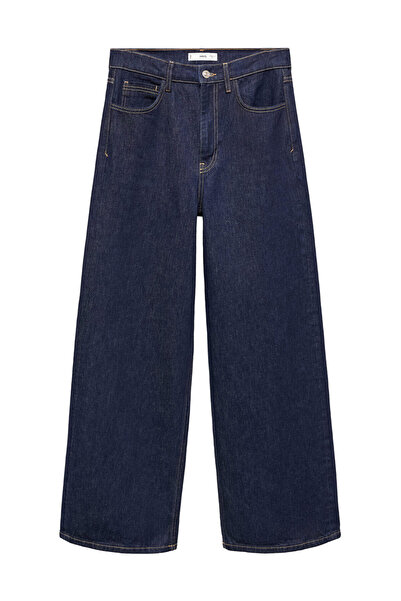 MANGO Woman Низькокарабінні джинси вільного крою з широкими штанинами