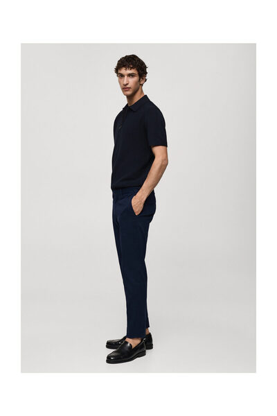 MANGO Man Slim fit serge chino trousers