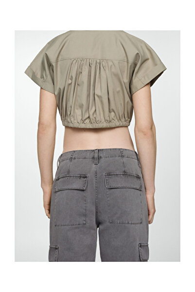 MANGO Woman Pocket cargo jeans