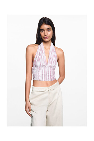 MANGO Kids Turn-up waist trousers