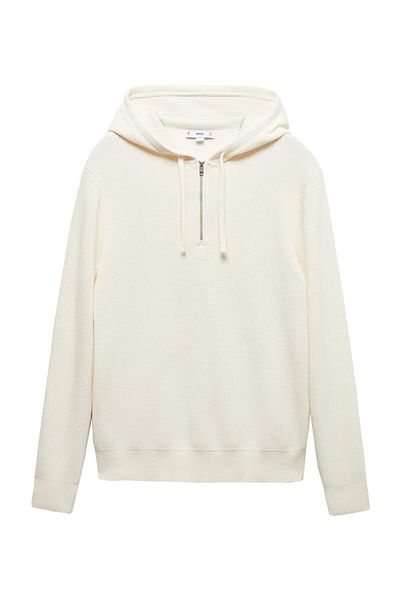 MANGO Ανδρική ζακέτα Kirik White 67064450