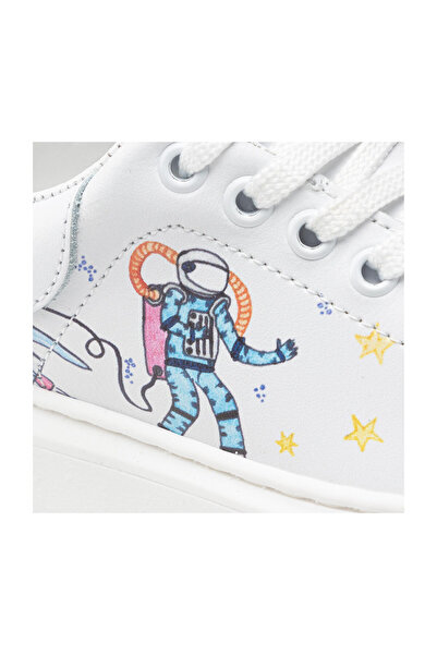 OMENAA FOUNDATION Bílé dětské tenisky – pohodlné a stylové