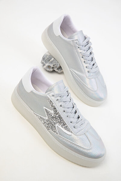 SOHO Ασημί Γυναικείο Sneaker 20388