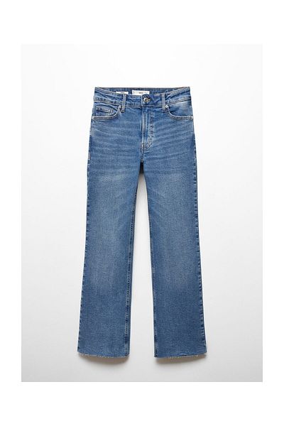 MANGO Woman Sienna flared cropped jeans