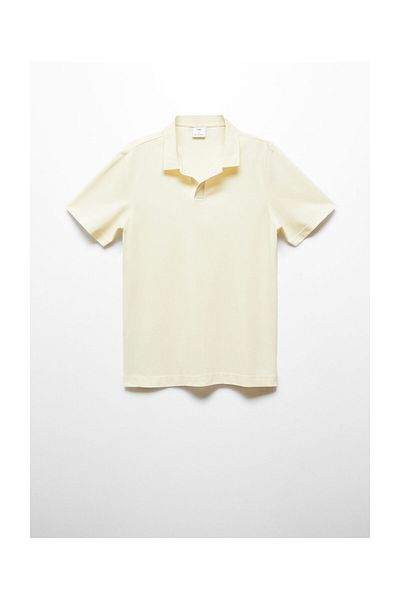 MANGO Man Tricou polo din bumbac piquÚ