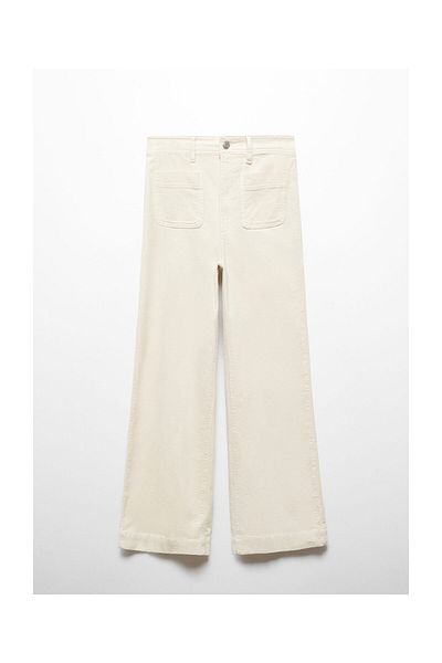 MANGO Woman Pantaloni culotte din velur