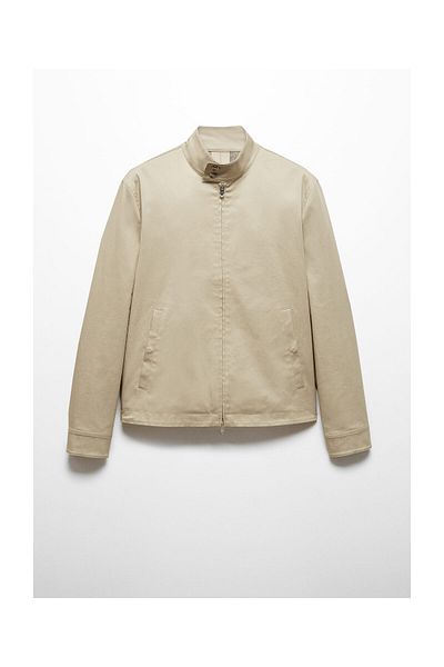 MANGO Man Zipper cotton jacket