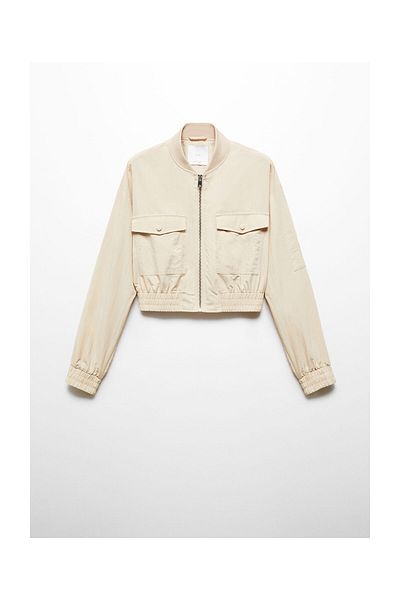 MANGO Woman Bomber jacket with pocket