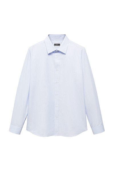 MANGO Man Slim-fit striped Coolmax« shirt