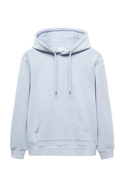 MANGO Man Lightweight cotton hooded sweatshirt