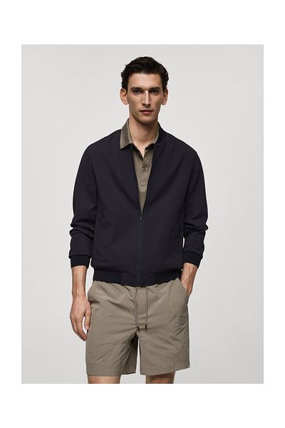 MANGO Man Chaqueta bomber repelente al agua