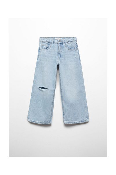 MANGO Kids Cotton culotte jeans