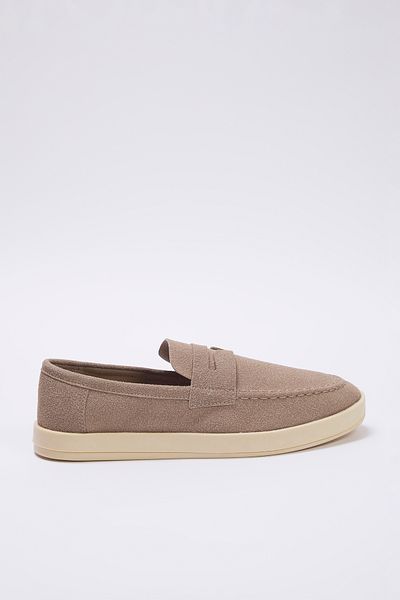 TRENDYOL SHOES Hellbraune flache Herren-Loafer-Schuhe TAKSS25LA00018