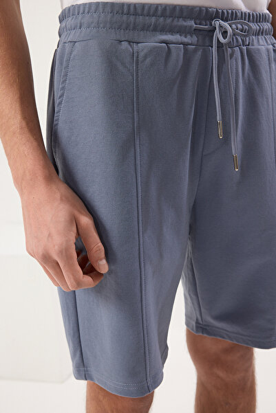 Trendyol Collection Середній синій сорт Еластичний пояс зі шнурком Деталь приталена Регулярна посадка TMNSS20SR0070