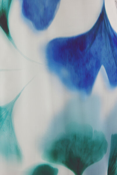 Trendyol Collection Rochie maxi țesută în linie A cu dungi albastru deschis TWOSS23EL02238