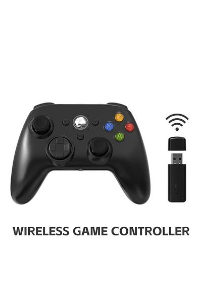 Choice وحدة تحكم لاسلكية/سلكية لجهاز تحكم ألعاب Xbox 360 مع تقنية Turbo C ذات الاهتزاز المزدوج