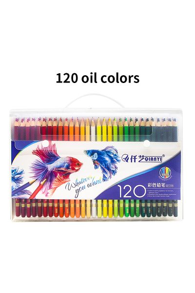 Choice 120 oil colors 48/120/160/150/180 Professional Oil Color Pencil Soft Wood Watercolor crayon de coule