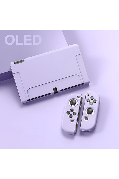 KOQZM حافظة واقية أرجوانية OLED متوافقة مع وحدة تحكم Switch OLED و Joy-Cons، ...
