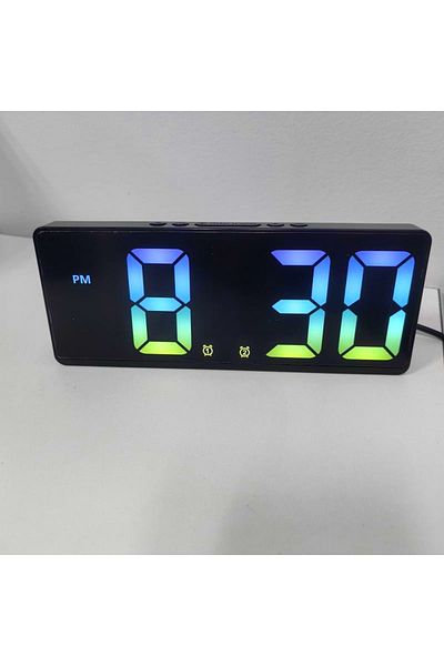 Choice Bcbl Digital Alarm Clock Voice Control Teperature Snooze Night Mode Desktop Table Clock 12/24h Anti-