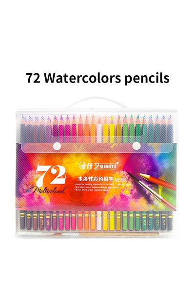 Choice 72 Water soluble 48/120/160/150/180 Professional Oil Color Pencil Soft Wood Watercolor crayon de cou