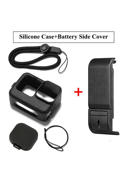 NEELU GA-11B Flip Battery Cover for GoPro Hero 12 9 Black Removable Battery Lid Door Type-C Charging Port