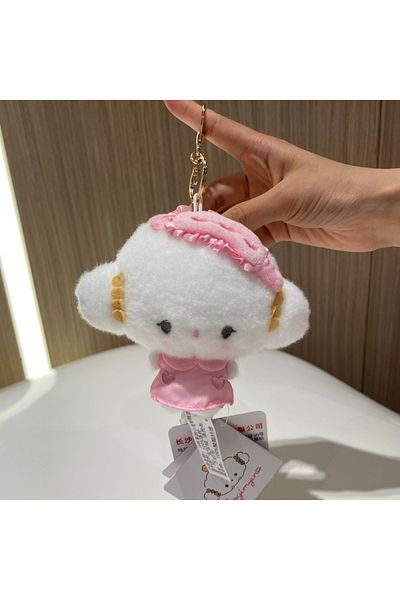 Choice SNO170-12cm Genuine 12cm Sanrio Cogimyun Plush Toy Cartoon Girl Key Chain Student Backpack Pendant A