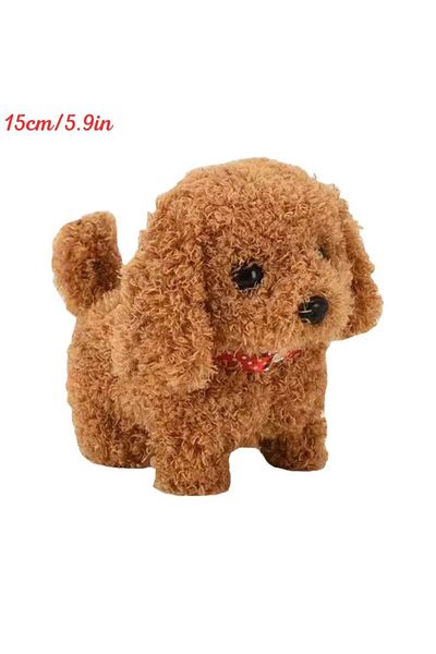 Choice PEP037-A-6 Electronic Walking and Barking Plush Dog Toy Interactive Puppy Dog with Remote Control Le