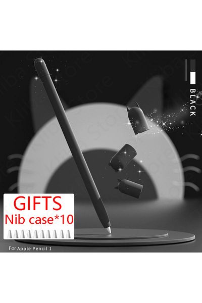 Choice For Pencil 1 Black For Apple Pencil 2/1 Case For Ipad Tablet Touch Pen Stylus Cartoon Protective Sle